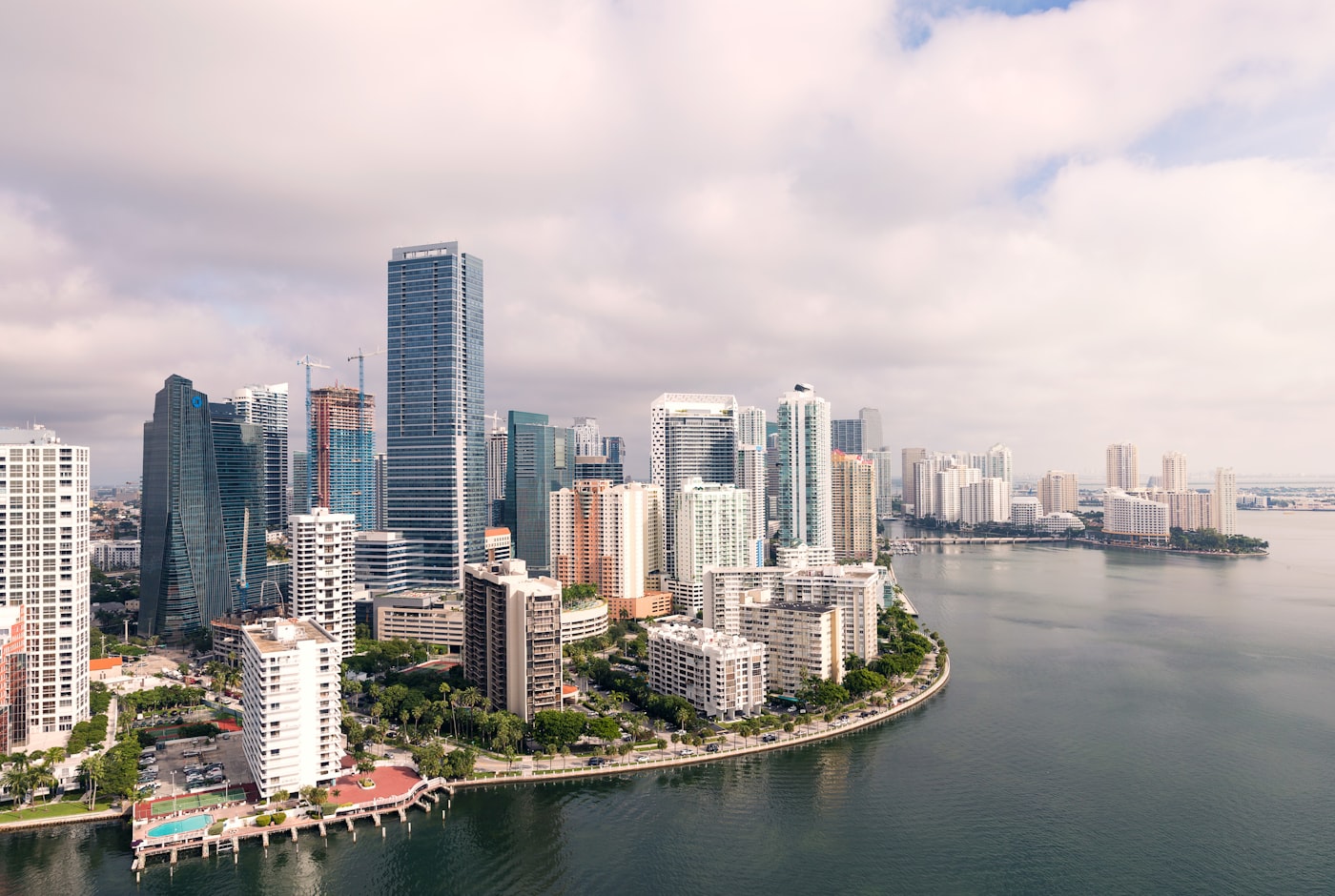 The Miami skyline